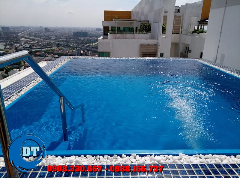 Nếu bạn đã có ý định xây dựng hồ bơi trên sân thượng thì hãy liên hệ với chúng tôi để có cho mình một hồ bơi hoàn hảo nhất thietkexaydunghoboi.com